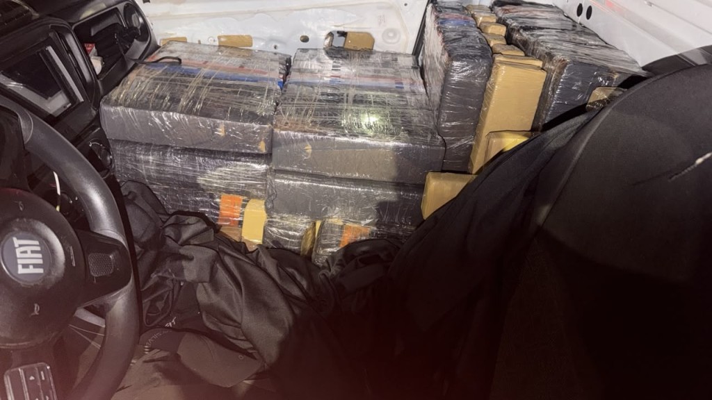 PF apreende 377 kg de maconha em Guarapuava/PR